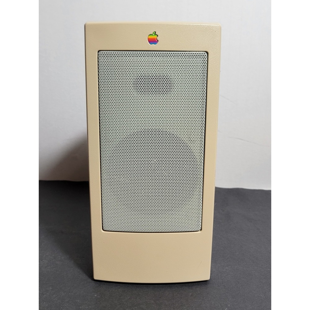 Vintage Apple AppleDesign Powered Speaker M6082 1993 Tested Working Clean